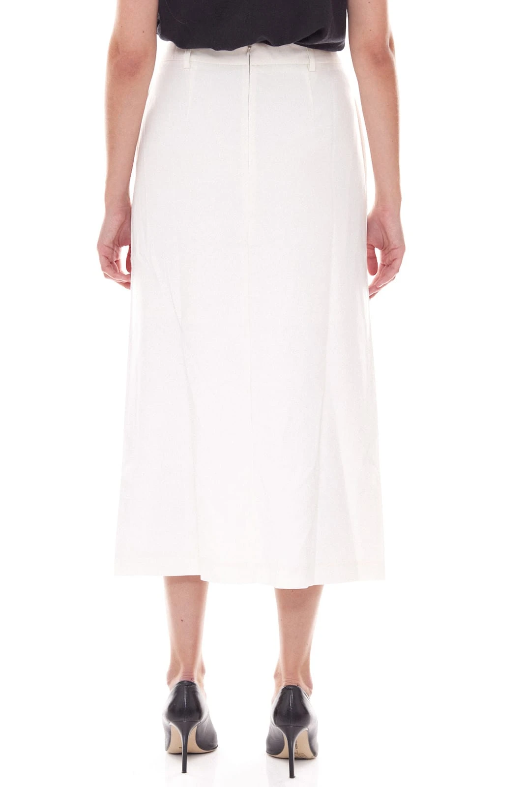 Plissee-Rock In Weiß 4 Plissee-Rock In Weiß – Bild 4