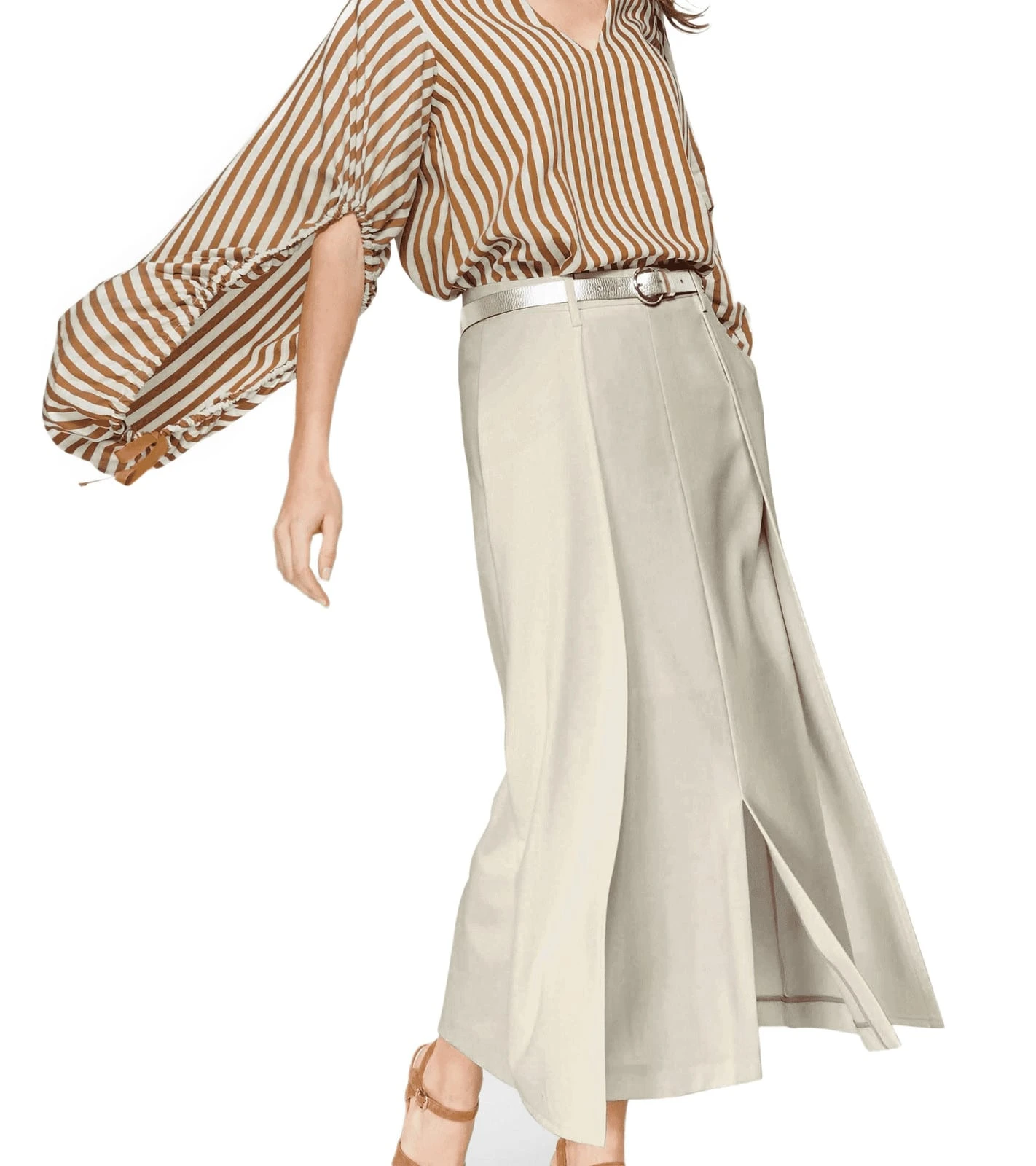 Plissee-Rock In Weiß 8 Plissee-Rock In Weiß – Bild 8