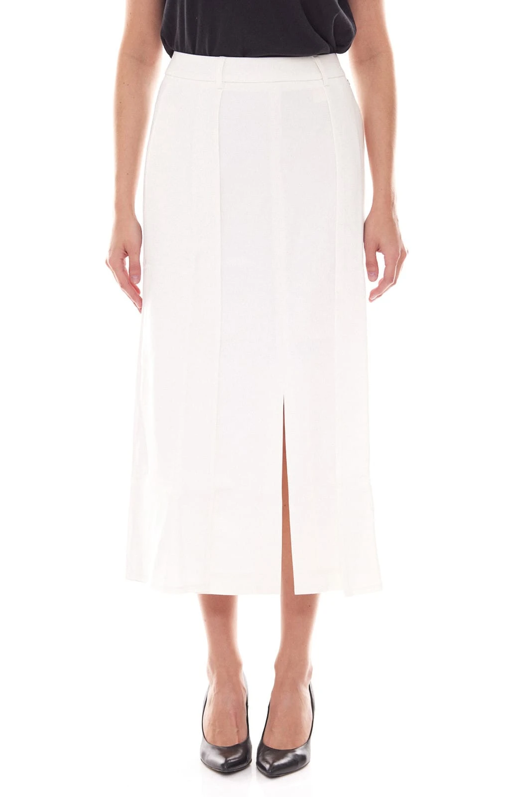 Plissee-Rock In Weiß 1 Plissee-Rock In Weiß