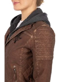 Outdoorjacke HAILEY Cognac -Modebe Kleidungs Geschäft hangowear outdoorjacke hailey cognac 5