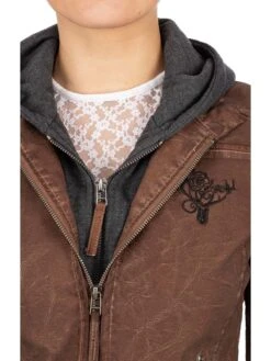 Outdoorjacke HAILEY Cognac -Modebe Kleidungs Geschäft hangowear outdoorjacke hailey cognac 6