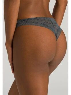 HANRO String In Anthrazit -Modebe Kleidungs Geschäft hanro string in anthrazit 3