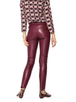 Modebe Kleidungs Geschäft -Modebe Kleidungs Geschäft heine lederleggings in bordeaux 1