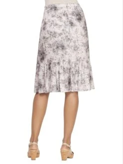 Heine Rock In Creme/ Hellgrau -Modebe Kleidungs Geschäft heine rock in creme hellgrau 2