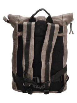 Leder-Rucksack In Taupe - (B)29 X (H)39 X (T)12,5 Cm -Modebe Kleidungs Geschäft hide and stitches leder rucksack in taupe b 29 x h 39 x t 12 5 cm 2