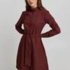 ICHI A-Linien-Kleid In Rot