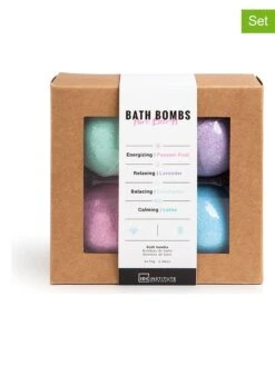4tlg. Badekugeln-Set: "Pure Energy", Je 70 G