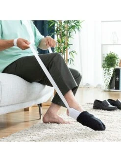Innovagoods Sockenanziehhilfe In Grau/ Weiß 8 Innovagoods Sockenanziehhilfe In Grau/ Weiß -Modebe Kleidungs Geschäft innovagoods sockenanziehhilfe in grau weiss 3