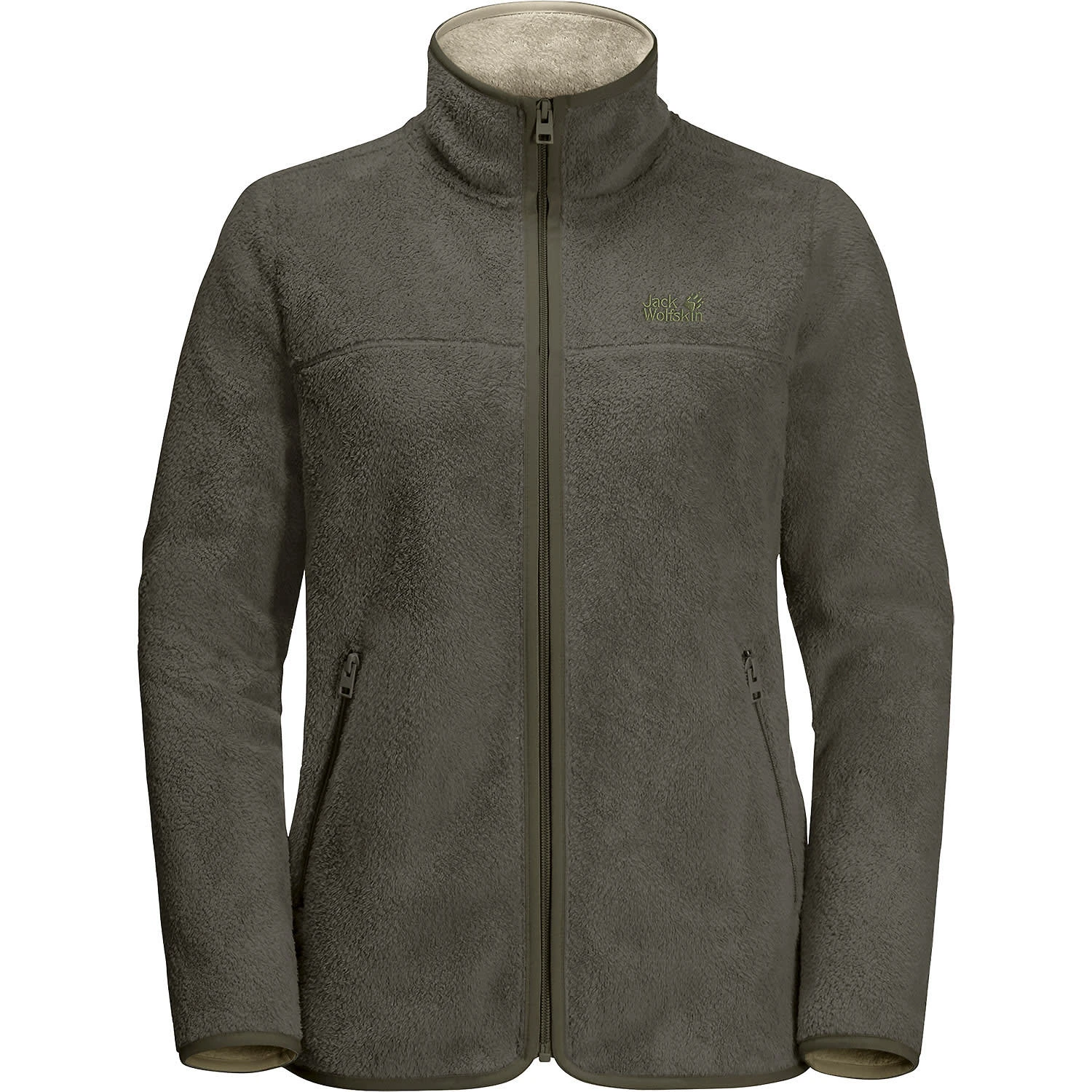 Jack Wolfskin Fleecejacke Chilly Walk In Oliv 1 Jack Wolfskin Fleecejacke Chilly Walk In Oliv