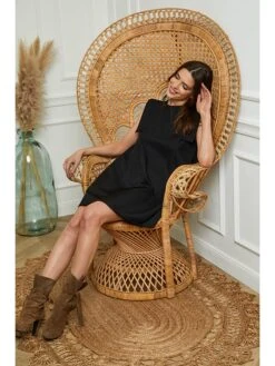 Kleid "Pourim" In Schwarz -Modebe Kleidungs Geschäft josefine kleid pourim in schwarz 3