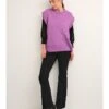 Kaffe Pullunder In Lila