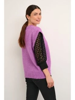 Kaffe Pullunder In Lila -Modebe Kleidungs Geschäft kaffe pullunder in lila 2