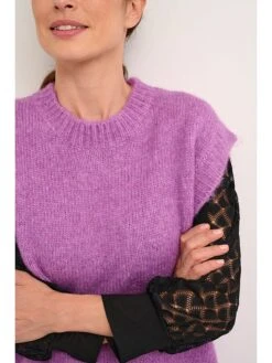 Kaffe Pullunder In Lila -Modebe Kleidungs Geschäft kaffe pullunder in lila 3