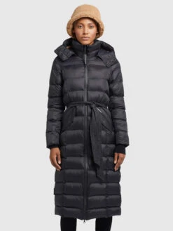 Khujo Mantel OLALLA SOFT In Schwarz -Modebe Kleidungs Geschäft khujo mantel olalla soft in schwarz 3