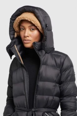 Khujo Mantel OLALLA SOFT In Schwarz -Modebe Kleidungs Geschäft khujo mantel olalla soft in schwarz 6