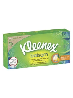 Kleenex 12er-Set: Taschentücher "Balsam Aloe Vera & Calendula" - 12x 56 Stück