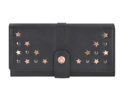 Geldbörse Leder Far Out 19x9cm In Schwarz -Modebe Kleidungs Geschäft kloehn geldborse leder far out 19x9cm in schwarz 2