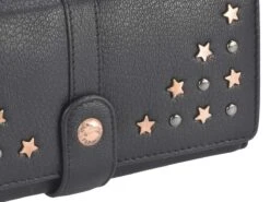 Geldbörse Leder Far Out 19x9cm In Schwarz -Modebe Kleidungs Geschäft kloehn geldborse leder far out 19x9cm in schwarz 3