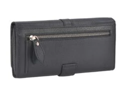 Geldbörse Leder Far Out 19x9cm In Schwarz -Modebe Kleidungs Geschäft kloehn geldborse leder far out 19x9cm in schwarz 4