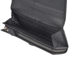 Geldbörse Leder Far Out 19x9cm In Schwarz -Modebe Kleidungs Geschäft kloehn geldborse leder far out 19x9cm in schwarz 7