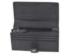 Geldbörse Leder Far Out 19x9cm In Schwarz -Modebe Kleidungs Geschäft kloehn geldborse leder far out 19x9cm in schwarz 8