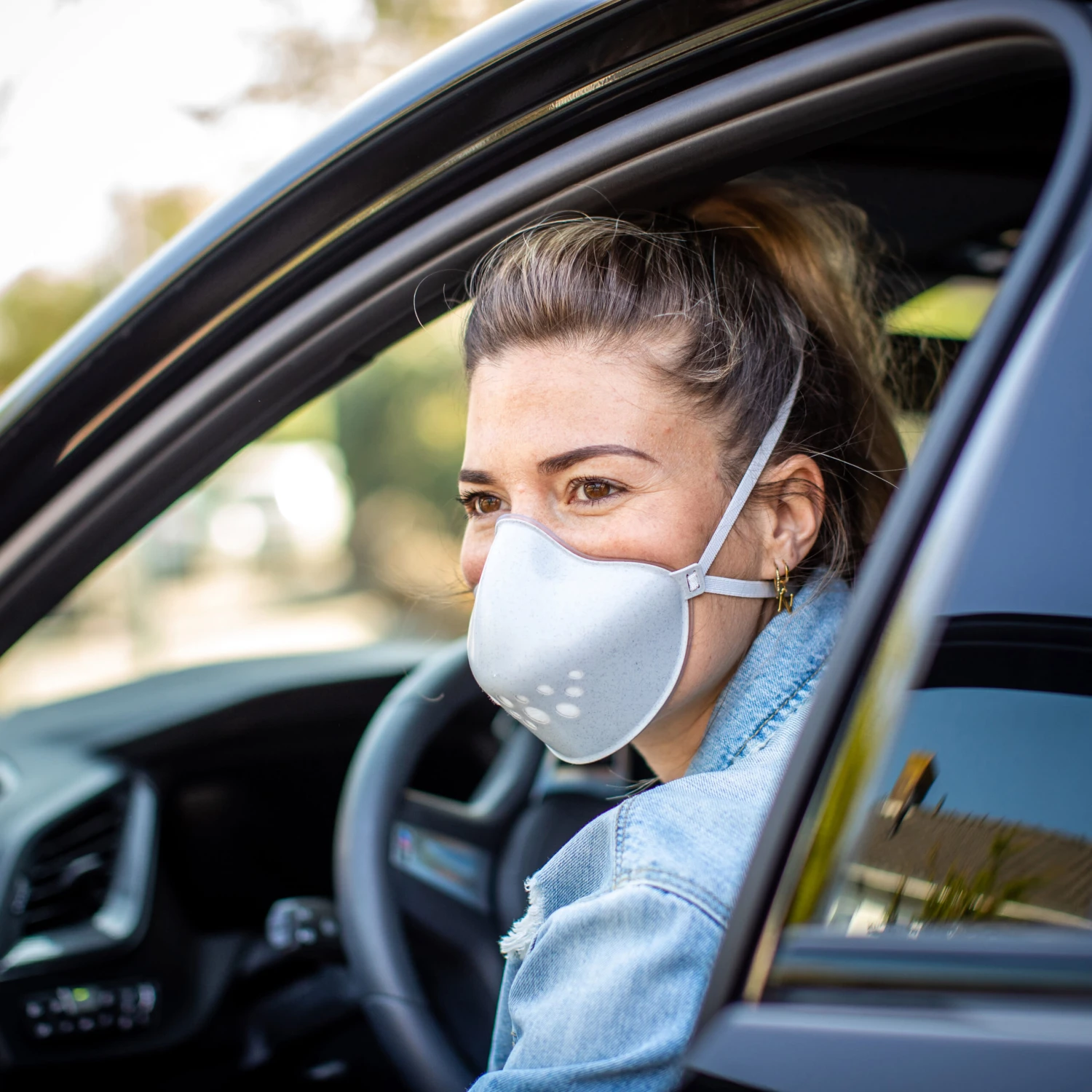 HI - Mund- Und Nasen- Maske In Organic Grey 4 HI - Mund- Und Nasen- Maske In Organic Grey – Bild 4