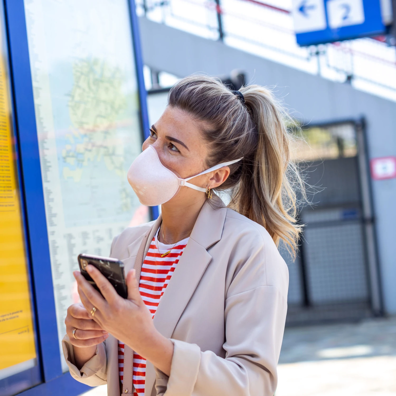 HI - Mund- Und Nasen- Maske In Organic Pink 3 HI - Mund- Und Nasen- Maske In Organic Pink – Bild 3