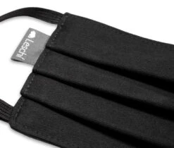 Gesichtsmaske "Rechteck" In Schwarz -Modebe Kleidungs Geschäft leschi gesichtsmaske rechteck in schwarz 4