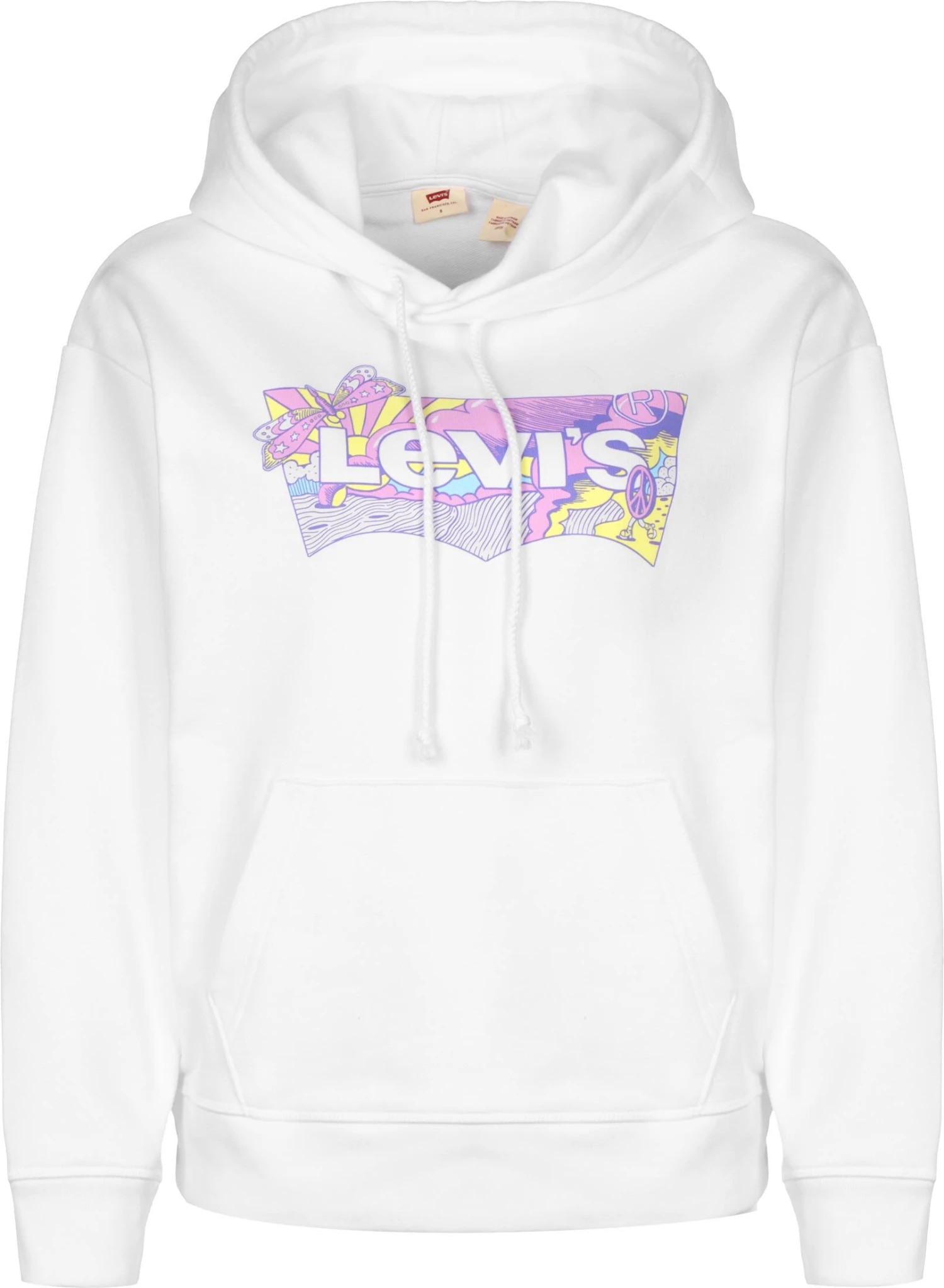Hoodie Graphic Standard In White 1 Hoodie Graphic Standard In White