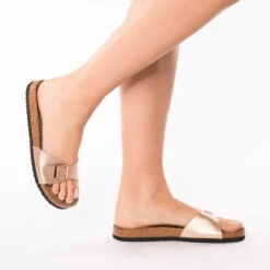 Limited Metallic Comfort Pantolette -Modebe Kleidungs Geschäft lynfield limited metallic comfort pantolette 1