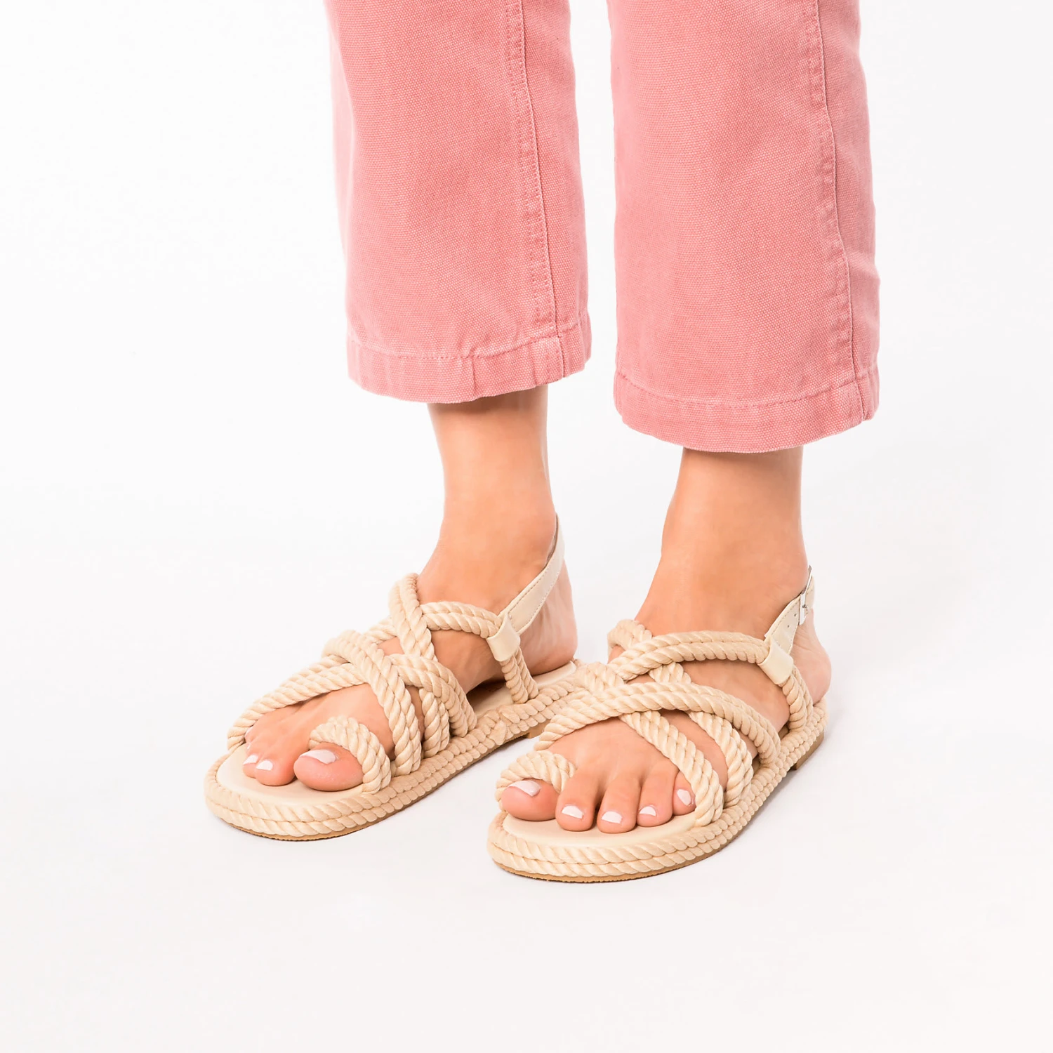 Trendy Kordel Klassische Sandalen 2 Trendy Kordel Klassische Sandalen – Bild 2