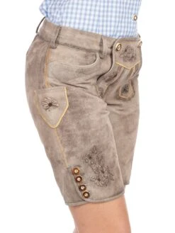 Lederhose Bermuda JASINTA P Antik Marmor -Modebe Kleidungs Geschäft maddox lederhose bermuda jasinta p antik marmor 2