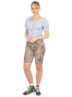 Lederhose Bermuda JASINTA P Antik Marmor -Modebe Kleidungs Geschäft maddox lederhose bermuda jasinta p antik marmor 5