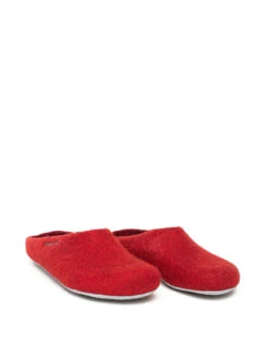 Filzpantoffel In Rubinrot -Modebe Kleidungs Geschäft magicfelt filzpantoffel in rubinrot 10
