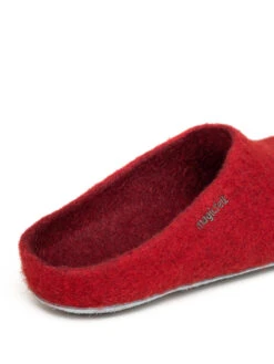 Filzpantoffel In Rubinrot -Modebe Kleidungs Geschäft magicfelt filzpantoffel in rubinrot 11