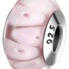 Silber-/ Glas-Bead In Rosa