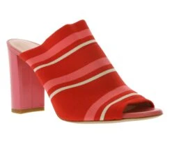 MARC CAIN Pantolette In Rot -Modebe Kleidungs Geschäft marc cain pantolette in rot 1