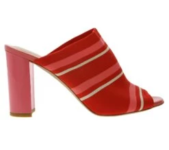 MARC CAIN Pantolette In Rot -Modebe Kleidungs Geschäft marc cain pantolette in rot 2