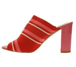 MARC CAIN Pantolette In Rot -Modebe Kleidungs Geschäft marc cain pantolette in rot 3