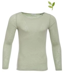 Marc O'Polo Longsleeve In Hellgrün