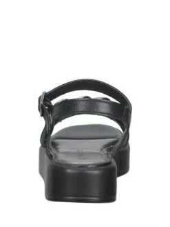 Marco Tozzi Leder-Sandalen In Sliber/ Schwarz 11 Marco Tozzi Leder-Sandalen In Sliber/ Schwarz -Modebe Kleidungs Geschäft marco tozzi leder sandalen in sliber schwarz 4