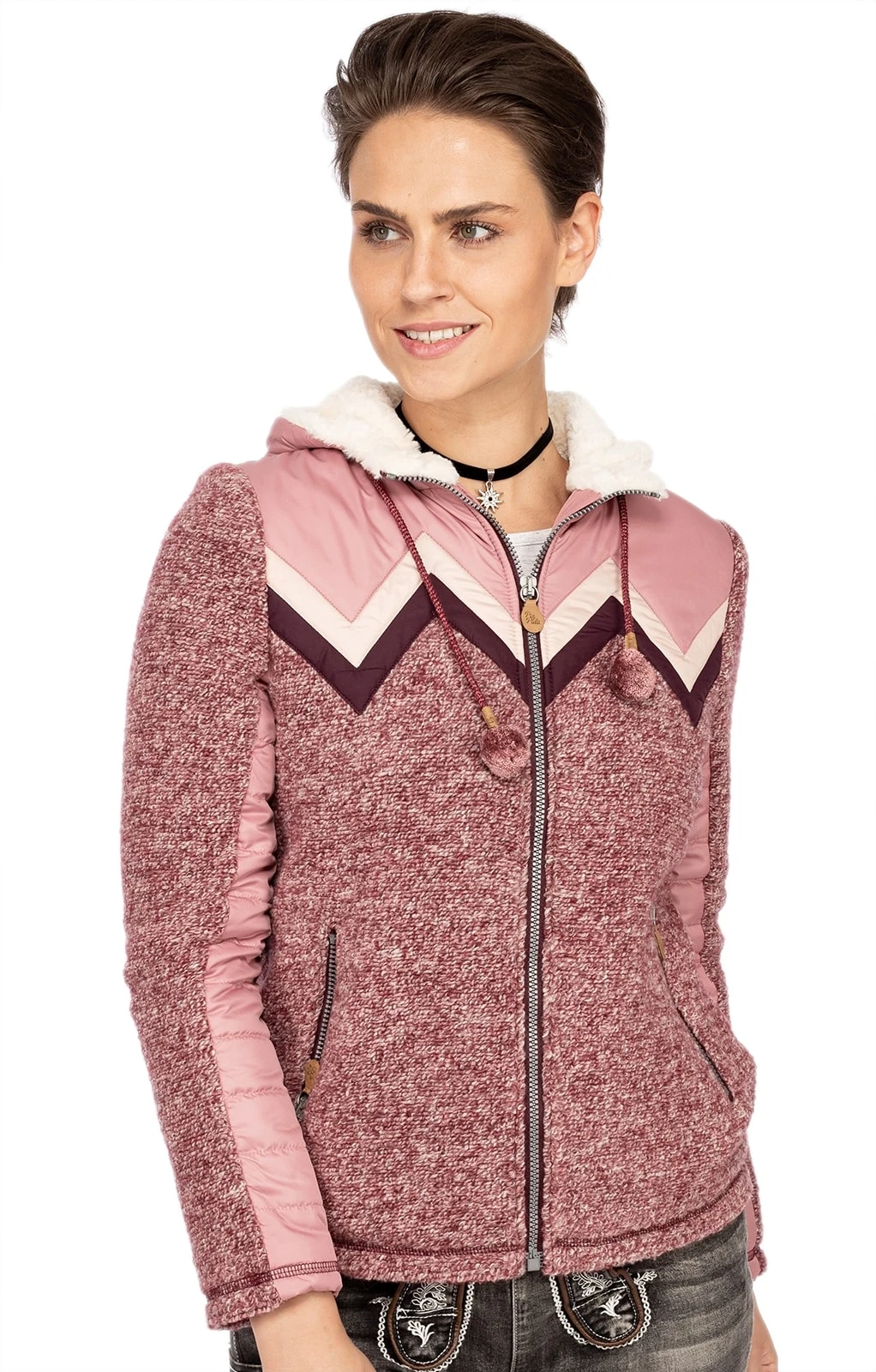 Jacke BRENNBERG Beere Rosa 8 Jacke BRENNBERG Beere Rosa – Bild 8