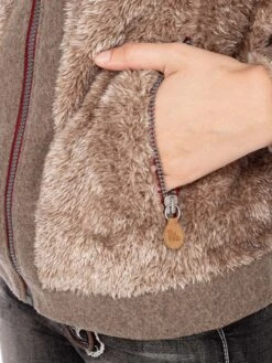 Jacke GAUTING Beige Rot -Modebe Kleidungs Geschäft marjo jacke gauting beige rot 5