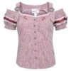 Trachtenbluse In Rot