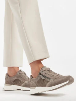 Komfort Schnürer Taupe -Modebe Kleidungs Geschäft medicus komfort schnurer taupe 6