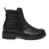 Leder-Boots In Schwarz