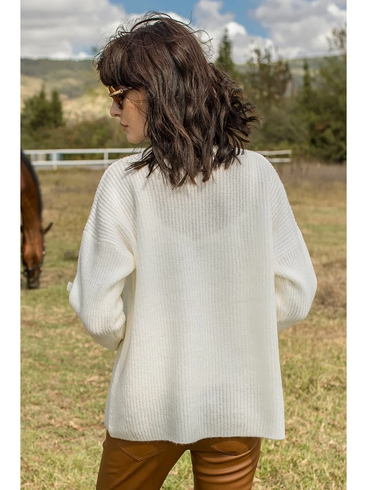 Pullover In Creme 2 Pullover In Creme – Bild 2