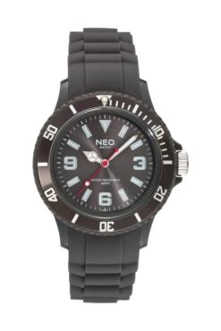 NEO Watch Armbanduhr Aus Kunststoff In Schwarz/Braun