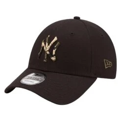 NEW ERA Freizeit Caps New York Yankees Logo Infill 9FORTY Cap Black