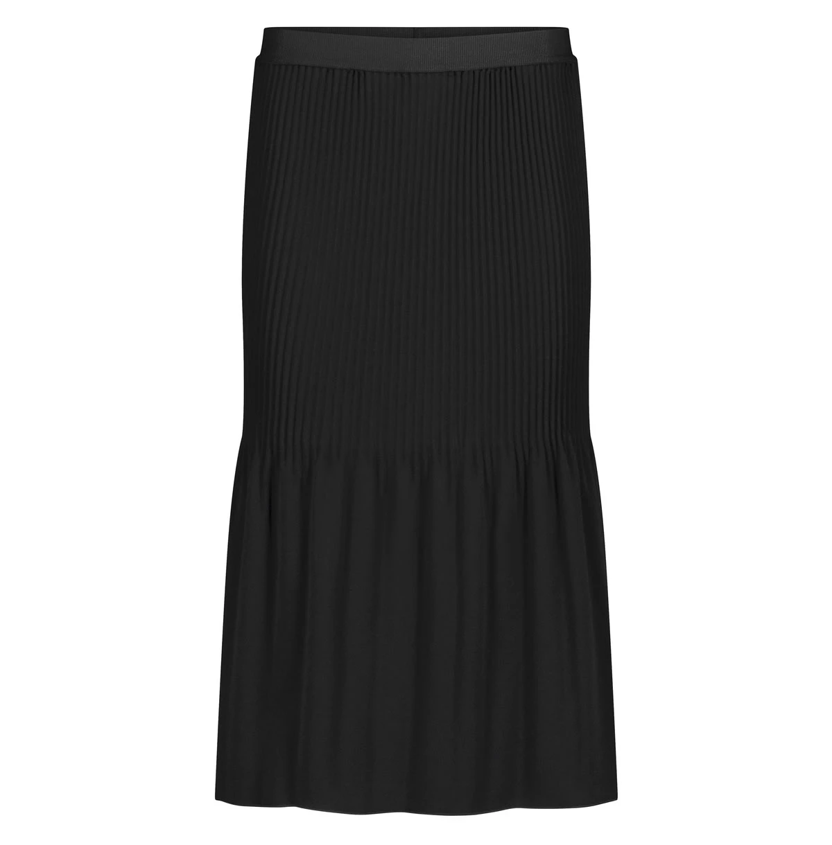 Rock Rock In Unifarbenem Crêpe - GLINO In BLACK 2 Rock Rock In Unifarbenem Crêpe - GLINO In BLACK – Bild 2